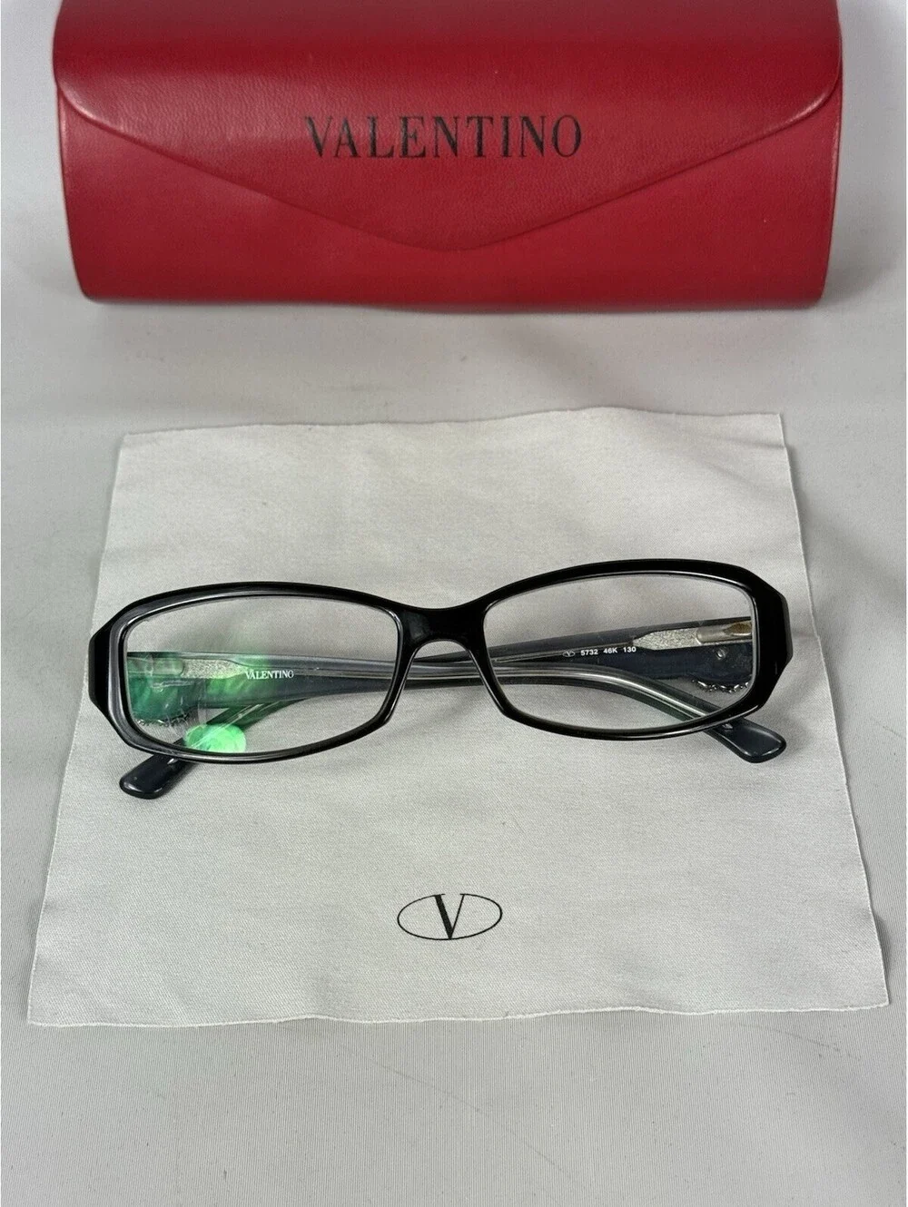 Valentino Eyeglasses Frames Only 5732 46K  130 Made In Italy/With Case